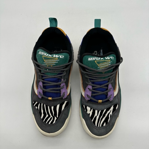 Vans 721356 Mens‎ Size 9.5 Brux WC Ultracush Zebra Tidepool Shoes VN0A4BH4V8L1 main image 9